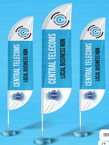 Premium Global Customizable Display Accessories Feather <b>Flags</b> in Various Sizes and Materials for Events and Wholesale - Product Image 2