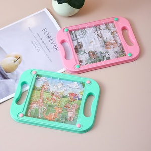 Juego de mesa de laberinto de plástico educativo para niños, pista de bolas rodantes, rompecabezas, juguete de entrenamiento de concentración - Product Image 4