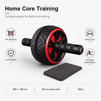 Roue abdominale classique pour la remise en forme à domicile, vente en gros, avec tapis de genoux offert