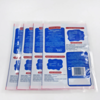 Emballage de fruits de mer congelés recyclable imprimé personnalisé sous vide poisson poulet 3 sacs rétorque à pochette plate en plastique avec joint latéral avec logo
