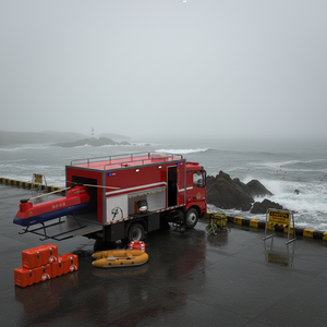 Drone de transport professionnel pour pompiers à charge lourde, double essieux, autonomie de vol de plus de 40 minutes, télécommande manuelle, transmission à 5 km pour - Product Image 1