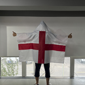Capes à capuche drapeaux nationaux en stock et logo personnalisé 2026 – <span class=keywords><strong>Costume</strong></span> de fête en stade multi-pays, vente en gros - Product Image 5