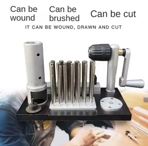 Draaiend Handmatig Draadwikkelapparaat Roestvrijstalen Draadtrekgereedschap Voor Sieradenkraag Kleine Buissporter - Product Image 5