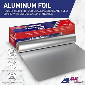 Papel de aluminio para embalaje de alimentos personalizado, rollos de papel de aluminio de 200 pies cuadrados para embalaje de alimentos, 200 SQ - Product Image 2