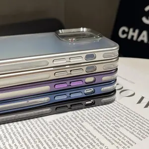 Elektrolizle kablosuz şarj telefon iphone için kılıf 12 13 14 15 lüks manyetik cep telefonu kapak iphone 15 pro