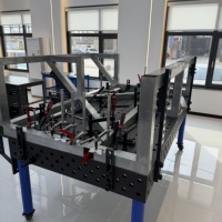 Mesa de Soldadura 3D de Hierro Fundido HT300, Nitrurada, de Alta Estabilidad y Resistente al Desgaste, para Fabricación Industrial Pesada