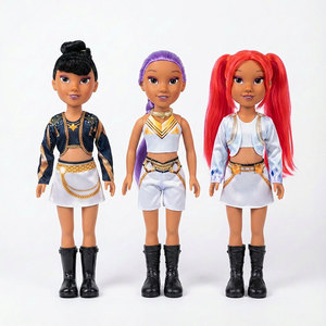 ตุ๊กตาแฟชั่น K-Pop Divas ชุด 3 ตัว ของเล่นสำหรับเด็กผู้หญิง อายุ 3 ปีขึ้นไป วัสดุ PVC บรรจุภัณฑ์กล่องใส - Product Image 4