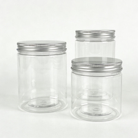 Pot alimentaire jetable en plastique PET transparent pour jus, smoothies et desserts