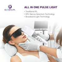 Système tout-en-un multifonctionnel OPT IPL pour l'épilation et le rajeunissement de la peau pour salon et clinique