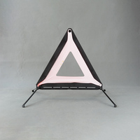 Panneau de signalisation routière pliable hautement réfléchissant, panneau d'avertissement de danger routier, triangle de sécurité pour panne d'urgence