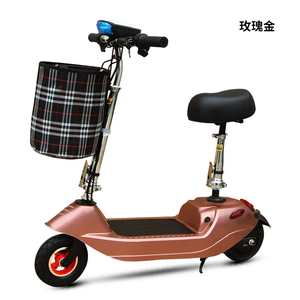 <span class=keywords><strong>Scooter</strong></span> électrique de cyclomoteur de la nouvelle conception 350W avec le <span class=keywords><strong>scooter</strong></span> électrique de double siège des pédales 24V 12AH - Product Image 3