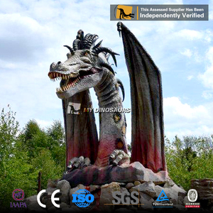 Mi DINO <span class=keywords><strong>de</strong></span> caucho <span class=keywords><strong>de</strong></span> silicona <span class=keywords><strong>de</strong></span> <span class=keywords><strong>cabeza</strong></span> <span class=keywords><strong>de</strong></span> dragón para juegos al aire libre - Product Image 2