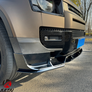 Para <span class=keywords><strong>Land</strong></span> -<span class=keywords><strong>Rover</strong></span> New Defender, parachoques delantero de estilo <span class=keywords><strong>Mansory</strong></span> negro brillante, divisor de labios de parachoques delantero de coche - Product Image 6