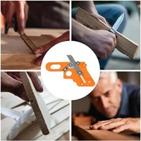 NOVISON Powerlift – Raboteuse à bords robuste en acier inoxydable avec poignée antidérapante, outil industriel pour le travail du bois, idéal pour le bricolage (OEM)