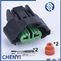 Connecteur étanche à 2 broches (2.8) Connecteur femelle pour feux antibrouillard H11 H9 M6 Plug 6189-0935 82824-60460 Deux formes pour Toyota Mazda