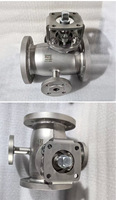 Vanne à boisseau sphérique DN80 manuelle, haute température, à bride, monobloc, isolée sous enveloppe, en acier inoxydable 304, OEM, pour applications chimiques