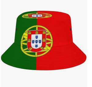 Chapeau Bob Drapeau du Portugal, Casquette de Soleil Tendance, Chapeau de Pêcheur Pliable pour Femmes et Hommes, Idéal pour les Voyages Estivaux - Product Image 1