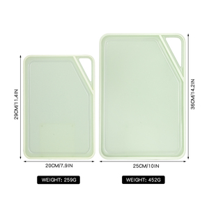 Planche à découper double face en plastique PP durable et écologique, épaisseur 1,5 cm, pour la cuisine domestique, découpe de viande et de légumes - Product Image 5