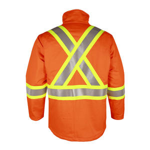 Chaqueta de Trabajo Ignífuga de Algodón, Ropa de Seguridad Antiestática para la Industria Petrolera y Petroquímica Xk23 56779 - Product Image 1