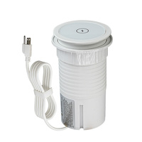 Cargador Inalámbrico, Enchufe de Corriente Emergente para Escritorio, Centro de Energía Retráctil Integrado con USB para Oficina y Sala de Conferencias