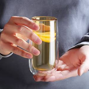 Tazas de café y té al por mayor resistentes a altas temperaturas, de doble vidrio transparente, para el hogar y el uso diario. - Product Image 5