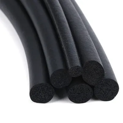 EPDM solid foam round strip O-shaped cylindrical sponge rubber strip  automotive explosion-proof door rubber sealing strip