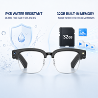 Lunettes Intelligentes IA W610 avec Caméra HD 800W, Anti-tremblement, Traduction WIFI, Assistant Vocal, Casque Portable, Étanche IPX-5, Tactile