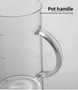 Luxury Design 400ml 800ml Manual Glass <b>Coffee</b> Brewer French Press <b>Coffee</b> Maker With Bamboo Lid and 304 SS <b>Filter</b> for Office Home - Product Image 4