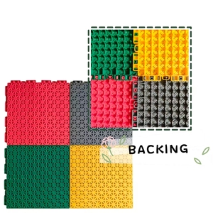 Terrain de sport de 25cm <span class=keywords><strong>pour</strong></span> terrasses domestiques de haute qualité et de grande valeur Revêtement de sol sportif souple à encliqueter Terrain de basket Terrain de tennis - Product Image 3