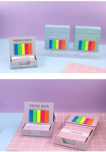 High Quality Storage Notepad Box with Colorful Sticky Notes for <b>Students</b>/office Clerks/<b>teacher</b>/staff Stationery Daily Ues <b>Gift</b> - Product Image 4