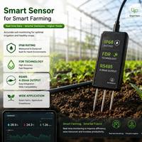 Capteur de salinité et d'EC du sol industriel en ligne CDT-30B haute précision avec électrode en alliage de titane pour l'agriculture intelligente