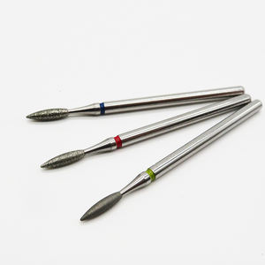 Mata bor karbida pemotong penggilingan kuku Rusia, mata bor kuku berlian api ramping 2*8/2*10/2, 3*10mm - Product Image 5