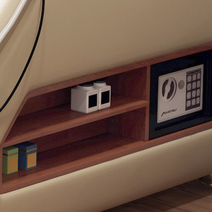 Cama de cuero tamaño King Size con masaje para el hogar, muebles multifunción, tamaño Queen, nuevo diseño - Product Image 6