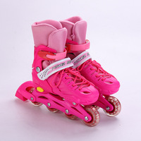 Sports de plein air patins à roulettes réglables pour enfants flash patins de vitesse en ligne