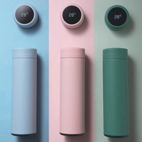 2026 Emerit Smart Custom 480ml Bouteilles isothermes à double paroi en acier inoxydable 304 avec affichage numérique LED de la température