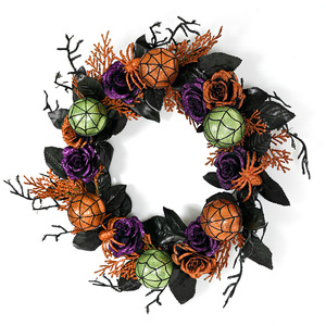 Guirnalda <span class=keywords><strong>de</strong></span> Halloween hecha a mano con telaraña y ramas secas, adorno colgante para fiestas <span class=keywords><strong>de</strong></span> Halloween, nueva guirnalda <span class=keywords><strong>de</strong></span> Halloween - Product Image 5
