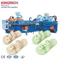 Dreifarbige PVC/TPR Sandalen form maschine mit langlebiger Luft einspritzung als Kern komponente