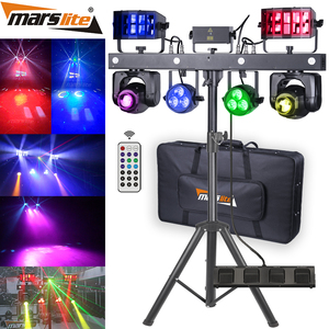 Marslite <strong>Gigbar</strong> Move + Ils Portable Dj Lighting System With Stand Gig Bar Lighting Gig Bar 2 For Wedding Party Disco Bar - Product Image 6