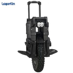 LeaperKim <span class=keywords><strong>Veteran</strong></span> <span class=keywords><strong>Patton</strong></span> 126V 2220Wh Batterie 3000W Moteur 18 \ "Monocycle Électrique Smart Digital Vitesse Max 100 km/h - Product Image 2