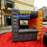 Tente gonflable de bière de décoration de la publicité, tente gonflable de cabine de boissons de vente extérieure à vendre