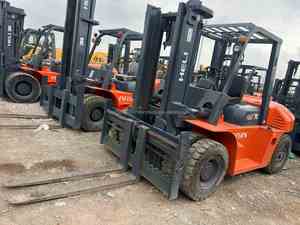 Reasonable Price <b>Used</b> Heli H2000 7 Tons Diesel Engine Powered <b>Pallet</b> Truck 4X4 Drive 3m Lifting Height - Product Image 4