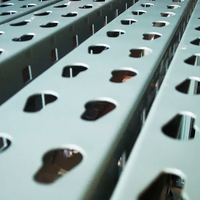 Système de rayonnage à poutres en acier thermolaqué de type US pour charges lourdes, étagère de stockage de palettes pour entrepôt logistique