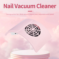 Aspirateur à poussière pour ongles 40W Aspirateur électrique super puissant Repose-bras professionnel Collecteur de poussière pour ongles à faible bruit pour salon de manucure