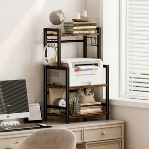 Factory Custom Multi Layer Wooden <b>Kitchen</b> Counter Organizer OEM ODM Bespoke Adjustable Shelf Hook Design <b>Storage</b> - Product Image 2