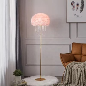 Hiện đại lông sàn đèn cho phòng khách phòng ngủ trang trí nội thất sang trọng pha lê lông sàn đèn - Product Image 4