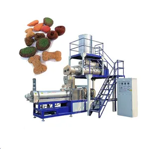 ماكينة إنتاج وجهاز بثق طعام الحيوانات الأليفة للكلاب، معالجة إنتاج طعام الحيوانات الأليفة