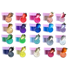 Pigmentos de perlas metálicas, polvo de mica para colorear alimentos, polvo de brillo comestible para pasteles y bebidas - Product Image 2