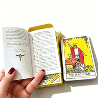Ensemble de cartes Oracle de divination professionnelle, jeu de cartes de tarot classiques de qualité supérieure avec guide en anglais pour débutants