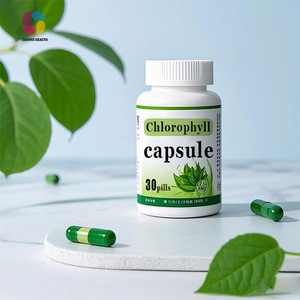 Kualitas tinggi OEM Label pribadi kapsul klorofil dengan daun peterseli organik - Product Image 1