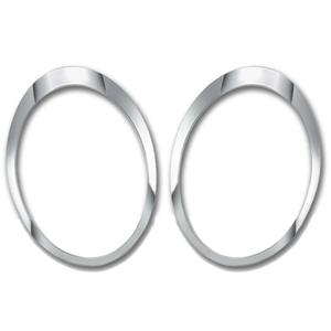Couvre-embellisseurs d'éclairage pour phares Mini Icml 51137149905 51137149906, argent et noir électroplaqués - Product Image 1
